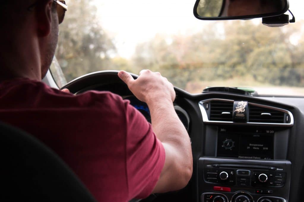 Conducteur d'une voiture